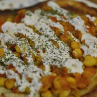 Pan Naan de Garbanzos at Mama Eco in Alcala De Henares