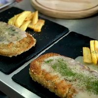 Vegan cachopo at Mama Eco in Alcala De Henares
