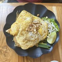 Pad “Lao” egg/tofu  at Phonheuang Cafe in Luang Prabang