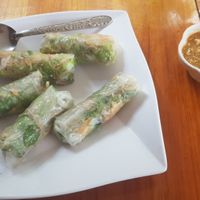Fresh Spring rolls 25k Kip at Phonheuang Cafe in Luang Prabang