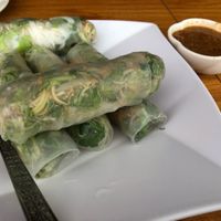 Fresh spring rolls at Phonheuang Cafe in Luang Prabang