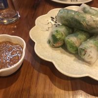 The best fresh spring rolls in Luang Prabang!  at Phonheuang Cafe in Luang Prabang