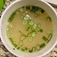 Miso soupp  at Fusian in Columbus