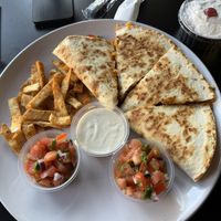 Chicken quesadilla   at The Vegan Nest in Clinton