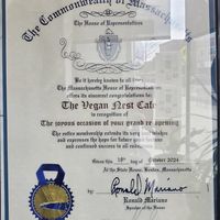 "I hereby proclaim..." at The Vegan Nest in Clinton