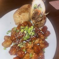 Wrap & Korean tots   at Beelman's in Los Angeles