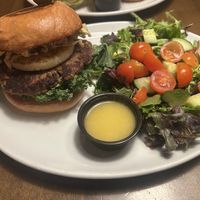 That’s a Tasty Burger (actual name of the dish, but is indeed tasty)  at Beelman's in Los Angeles