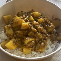 Lentil Dahl  at Missfagiola in Bologna