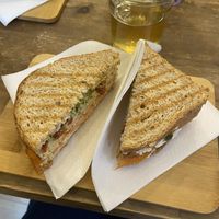 Mediterraneo toast  at Missfagiola in Bologna