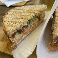 Mediterraneo toast  at Missfagiola in Bologna