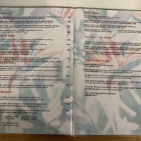 menu  at Peas in Athens