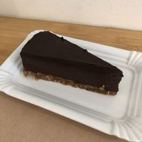 Avocado Chocolate Tarte  at Peas in Athens