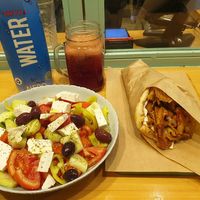 Greek Me €8.50; Pita Pita €4.50 at Peas in Athens