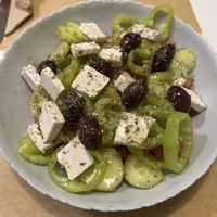 Greek Salad - yummy!  at Peas in Athens