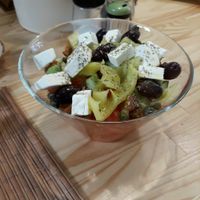 ensalada griega at Peas in Athens