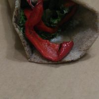 Seitan Souvlaki at Peas in Athens