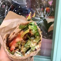 Seitan gyros at Peas in Athens