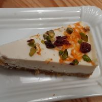 Carrot tart at Peas in Athens