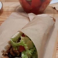 Greek Souvlaki at Peas in Athens