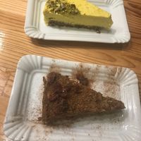 Apple pie and lemon cake  at Peas in Athens