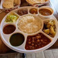 Vegan Thali. at Bombay Express in Austin