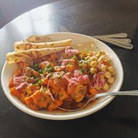 Winter Vegetable Curry at Merchants Pub and Plate in Lawrence
