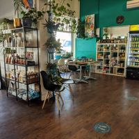 Plants, vegan products at Nature Cafe/Bar in Frankston