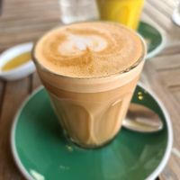 Latte at Nature Cafe/Bar in Frankston
