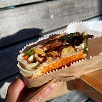 Falafel wrap at Nature Cafe/Bar in Frankston