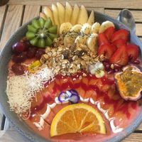 Sunset Smoothie Bowl at Nature Cafe/Bar in Frankston