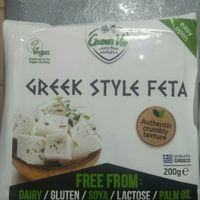 vegan greek feta at Nature Cafe/Bar in Frankston