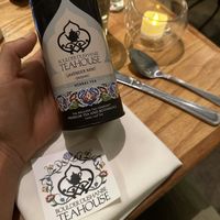 Highly recommend the Organic Lavender Mint tea!  Great price for the amount you get, this tin has lasted quite a while.  (Prices vary on tea, labeled on bottom of tin.) #Veganuary at Boulder Dushanbe Teahouse in Boulder