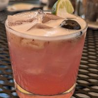 Violet mocktail at Boulder Dushanbe Teahouse in Boulder