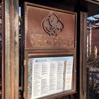 Menu at Boulder Dushanbe Teahouse in Boulder