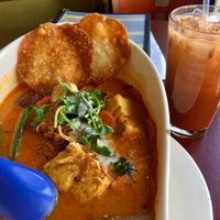 Khoa Soi with tofu at Noodle Time in Seattle