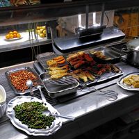 Appetizers from the buffer at Restaurant Pékin in Nice