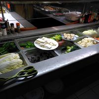 You compose your own main dish from all of these! at Restaurant Pékin in Nice