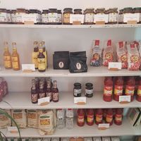 Italian products at Nabucco Obrador Vegetaria in Barcelona
