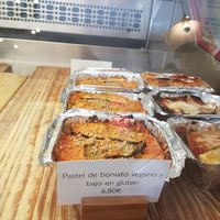 Vegan sweet potato cake at Nabucco Obrador Vegetaria in Barcelona