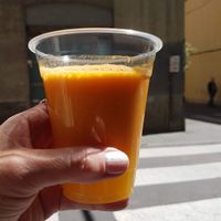 fresh juice at Nabucco Obrador Vegetaria in Barcelona