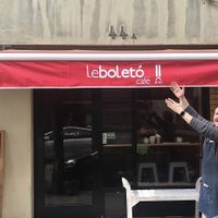 Muchas opciones vegetarianas  at Leboletó Café in Santiago