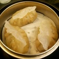 vegetable dumplings  at Ginger Cafe in Gilroy