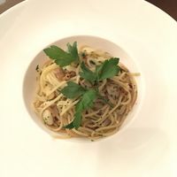 Spaghetti entree at Mirror and Vegan Concept in Hong Kong Island