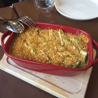 baked creamy courgette (zucchini) penne - so good!  at Mirror and Vegan Concept in Hong Kong Island