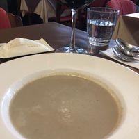 Mushroom Soup at Mirror and Vegan Concept in Hong Kong Island