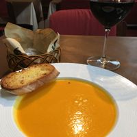 Carrot Soup at Mirror and Vegan Concept in Hong Kong Island