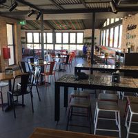 inside seating at Guzman y Gomez in Toowoomba