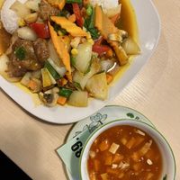 seitan kho (38P)   at Bang Tofu in Bratislava