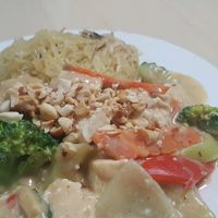 Tofu in peanut sauce  at Bang Tofu in Bratislava