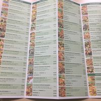 Vegan menu at Bang Tofu in Bratislava